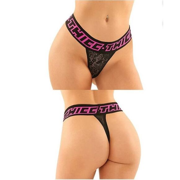 🦋B2G1🦋FANTASY LINGERIE-Vibes THICC 2 Pack Mesh Boyfriend Brief & Thong O/S QUEEN - Picture 2 of 4